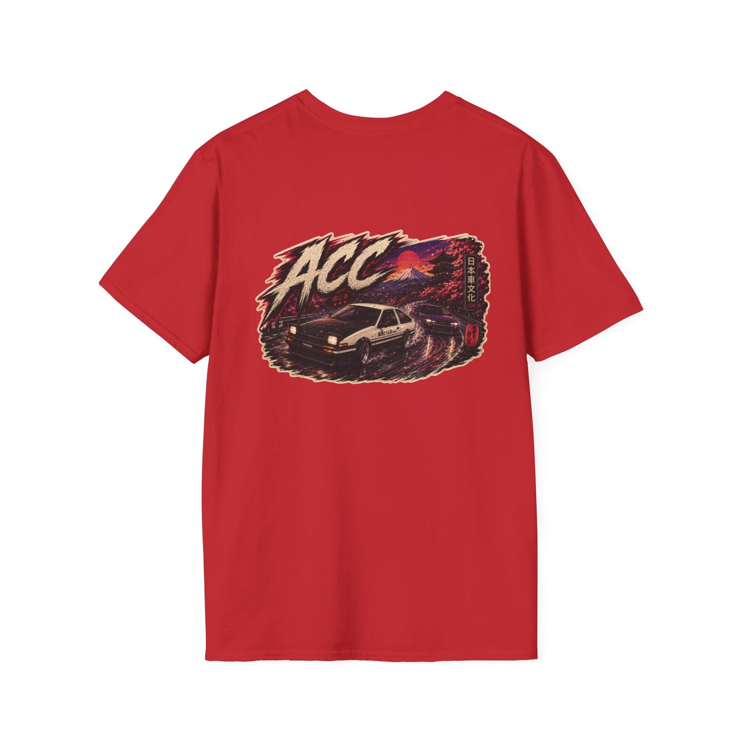 ACC Brushstroke Logo T‑Shirt — Retro Grunge Graphic Tee