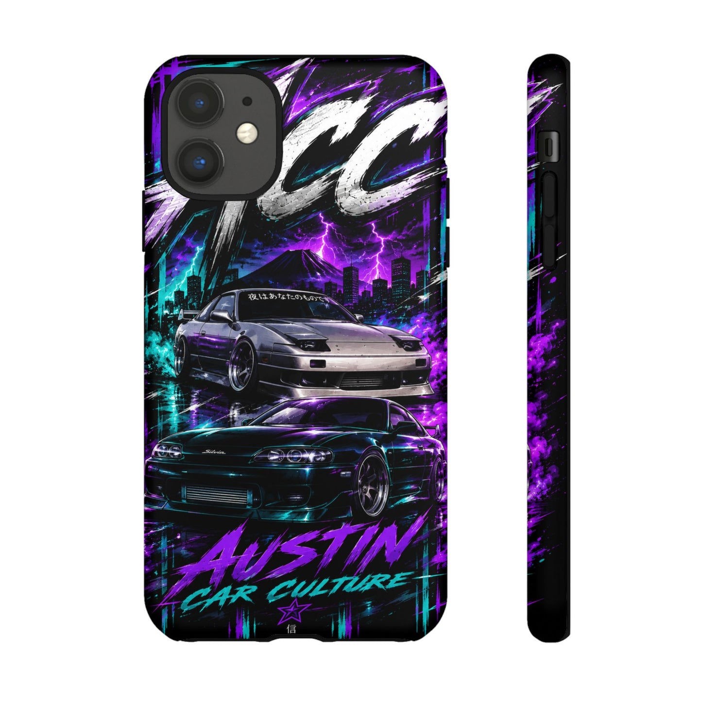 Austin Car Culture Phone Case — Retro Street Racing Design