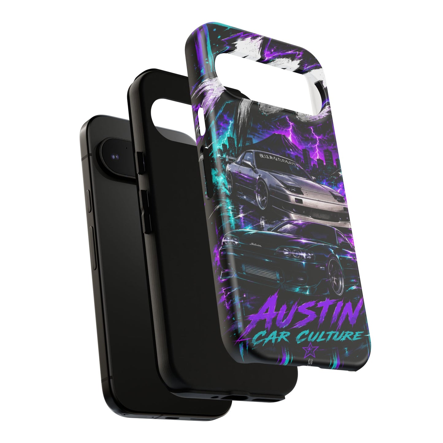 Austin Car Culture Phone Case — Retro Street Racing Design
