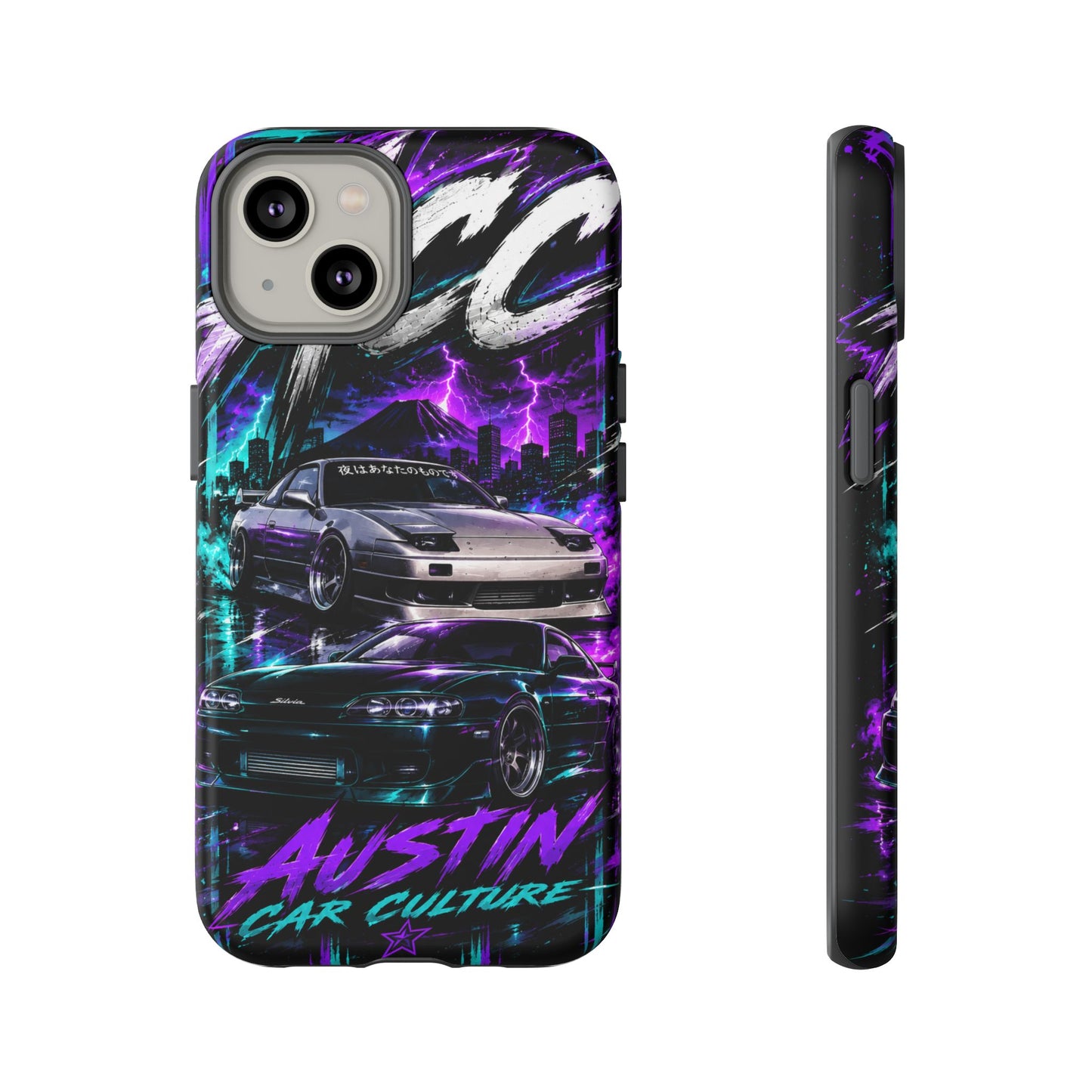 Austin Car Culture Phone Case — Retro Street Racing Design