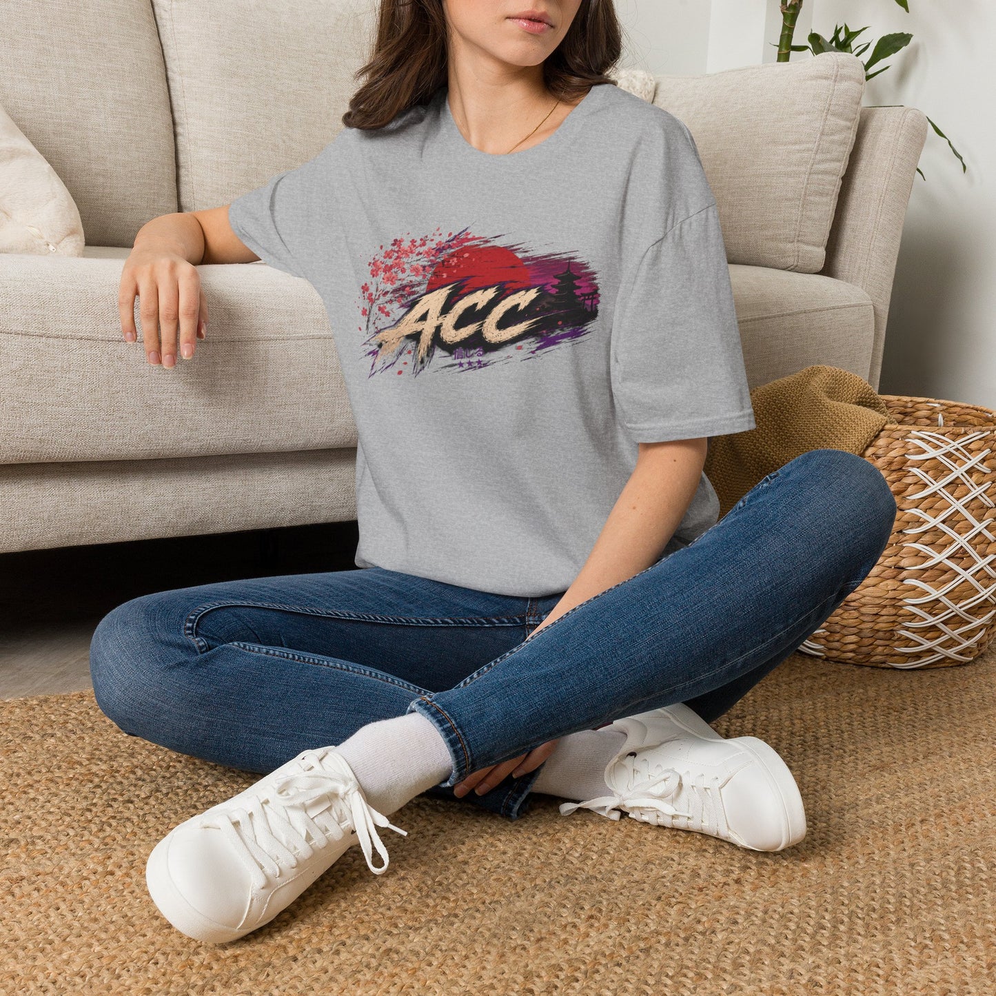 ACC Brushstroke Logo T‑Shirt — Retro Grunge Graphic Tee