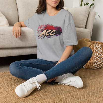 ACC Brushstroke Logo T‑Shirt — Retro Grunge Graphic Tee