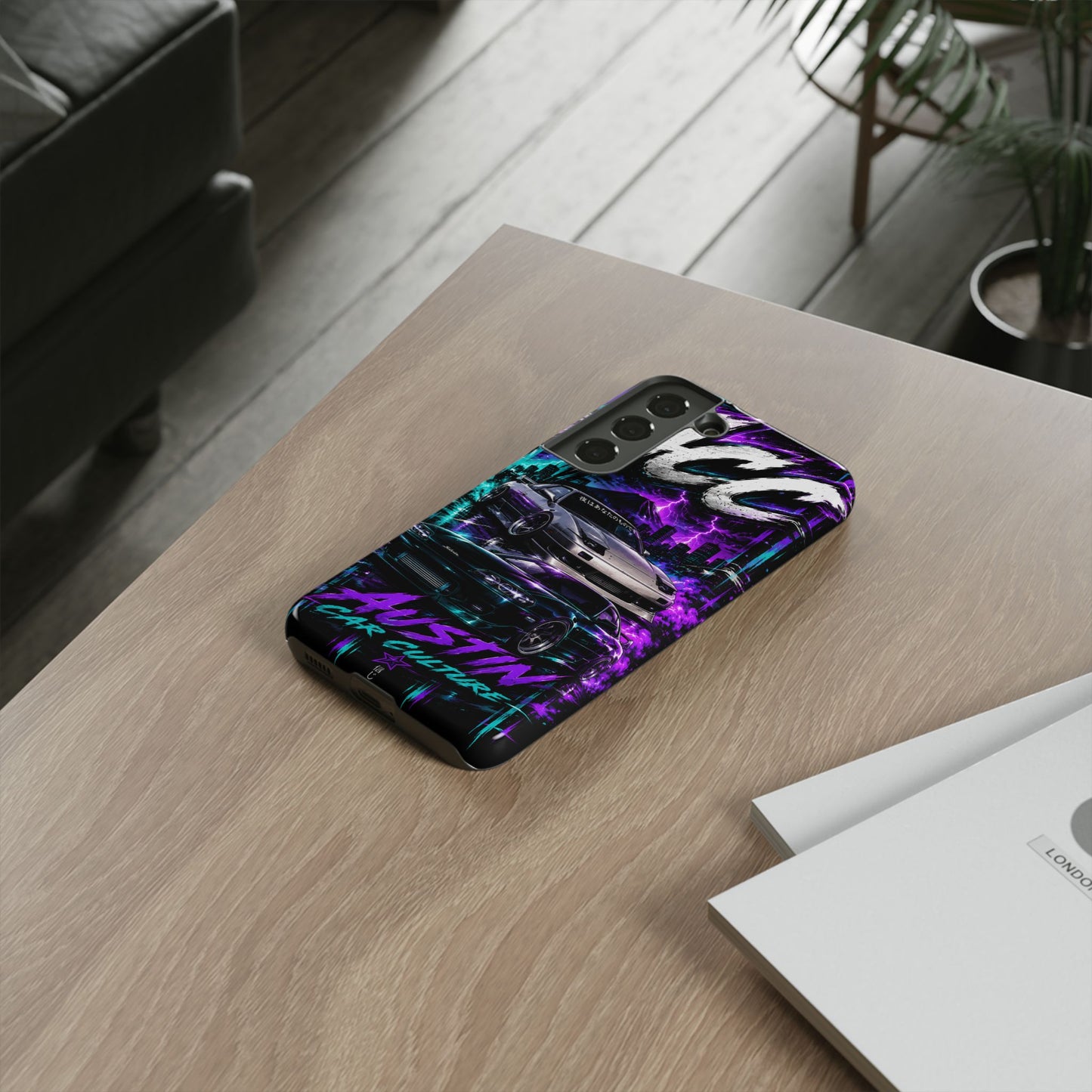 Austin Car Culture Phone Case — Retro Street Racing Design