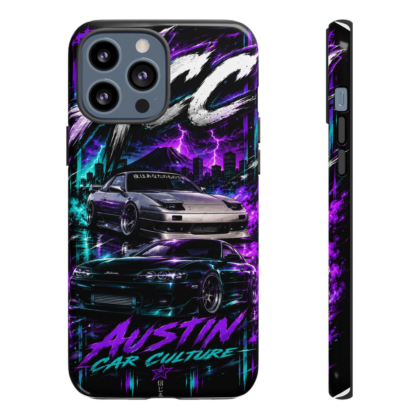 Austin Car Culture Phone Case — Retro Street Racing Design