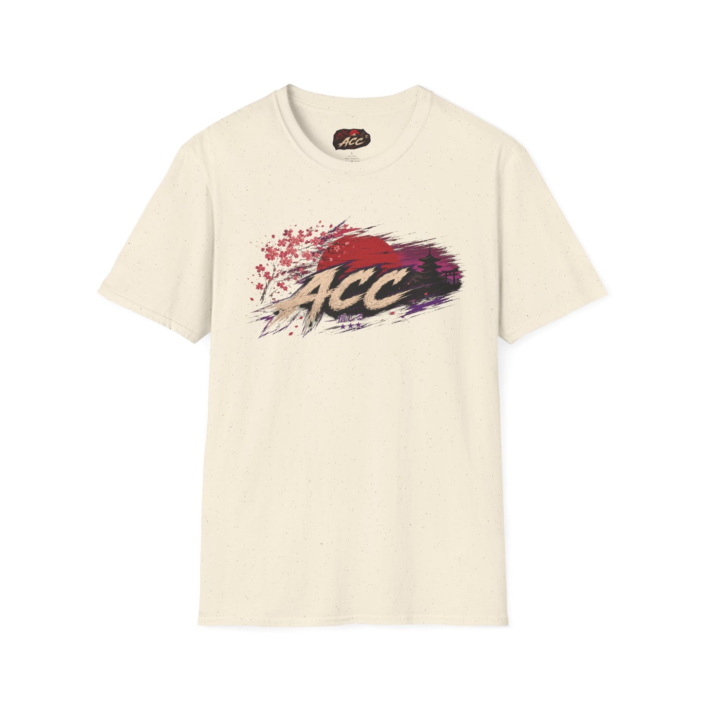 ACC Brushstroke Logo T‑Shirt — Retro Grunge Graphic Tee