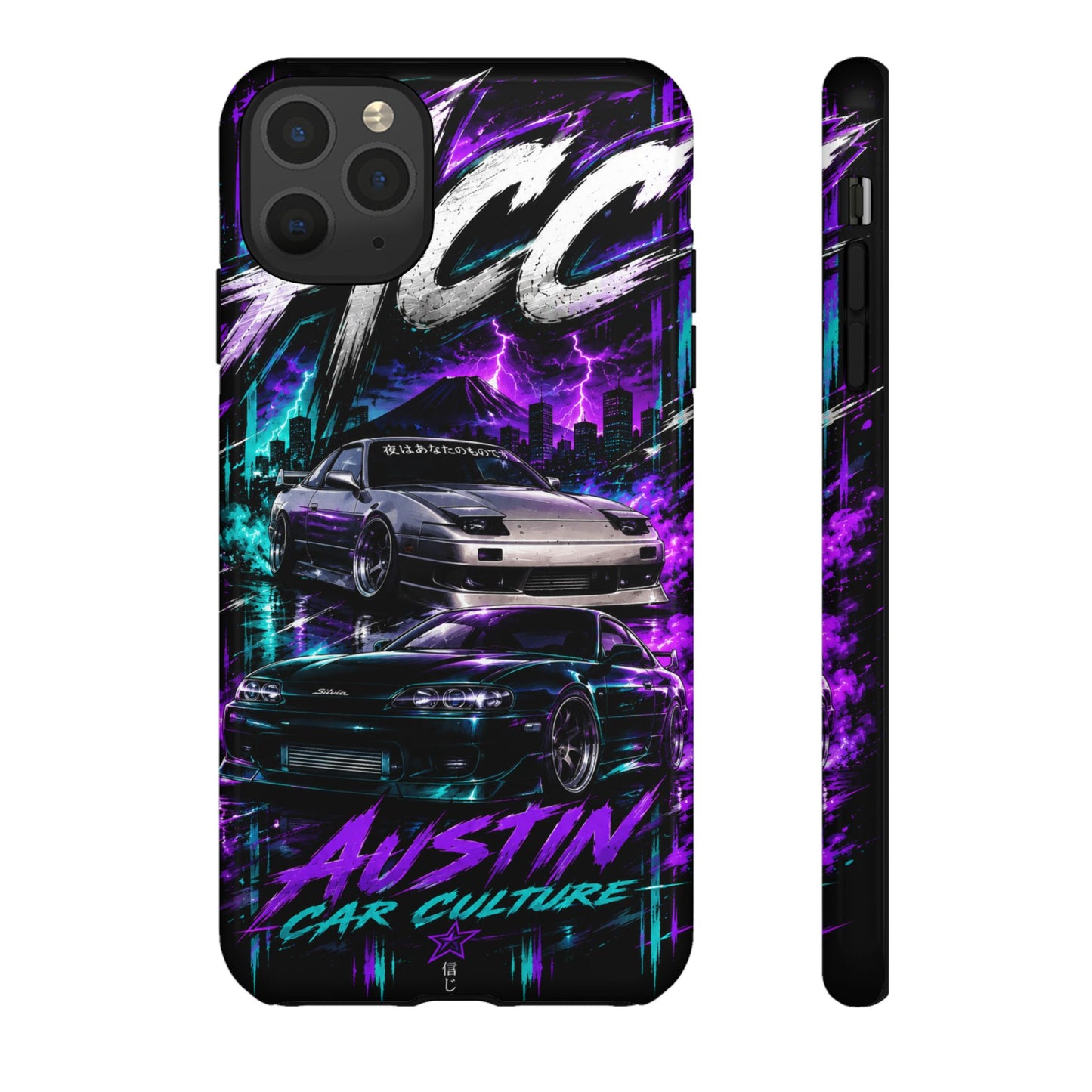 Austin Car Culture Phone Case — Retro Street Racing Design