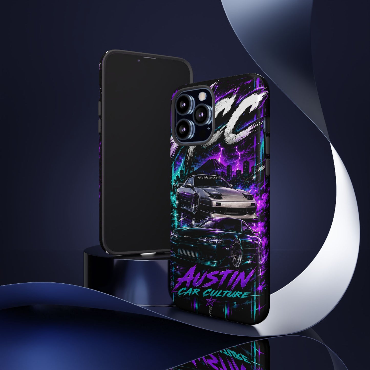 Austin Car Culture Phone Case — Retro Street Racing Design