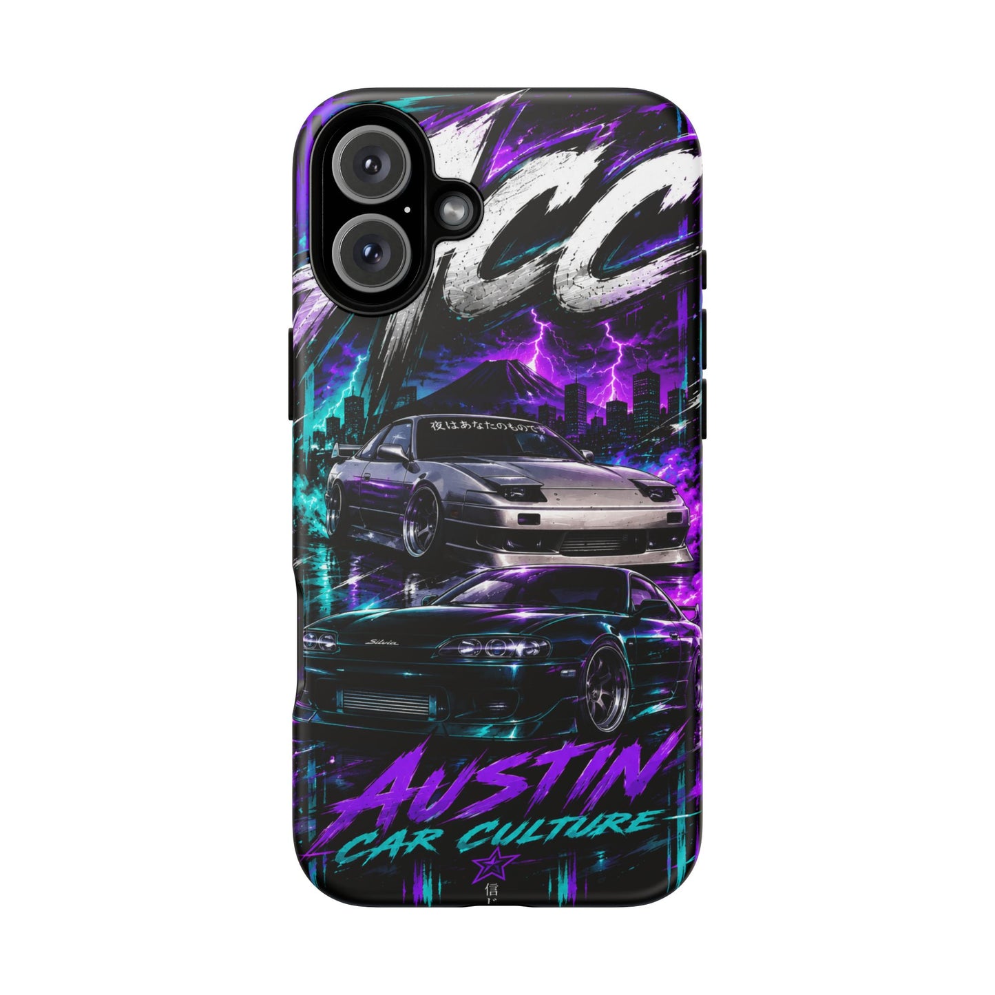 Austin Car Culture Phone Case — Retro Street Racing Design