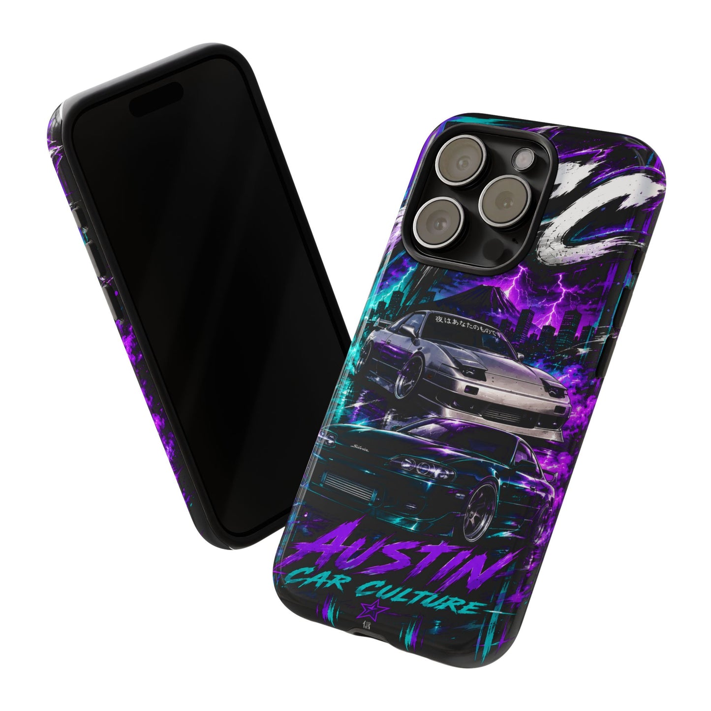 Austin Car Culture Phone Case — Retro Street Racing Design