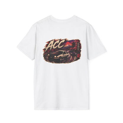 ACC Brushstroke Logo T‑Shirt — Retro Grunge Graphic Tee