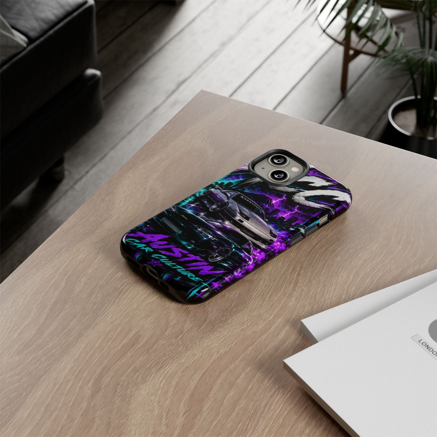 Austin Car Culture Phone Case — Retro Street Racing Design
