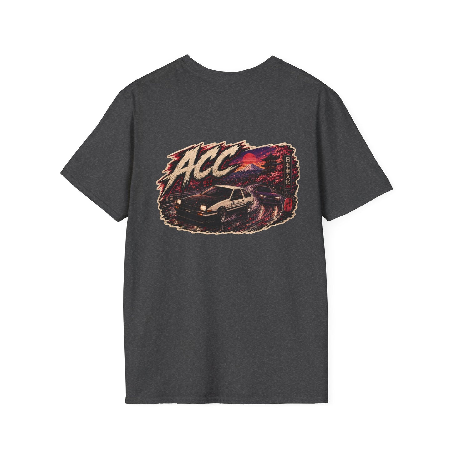 ACC Brushstroke Logo T‑Shirt — Retro Grunge Graphic Tee