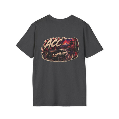 ACC Brushstroke Logo T‑Shirt — Retro Grunge Graphic Tee