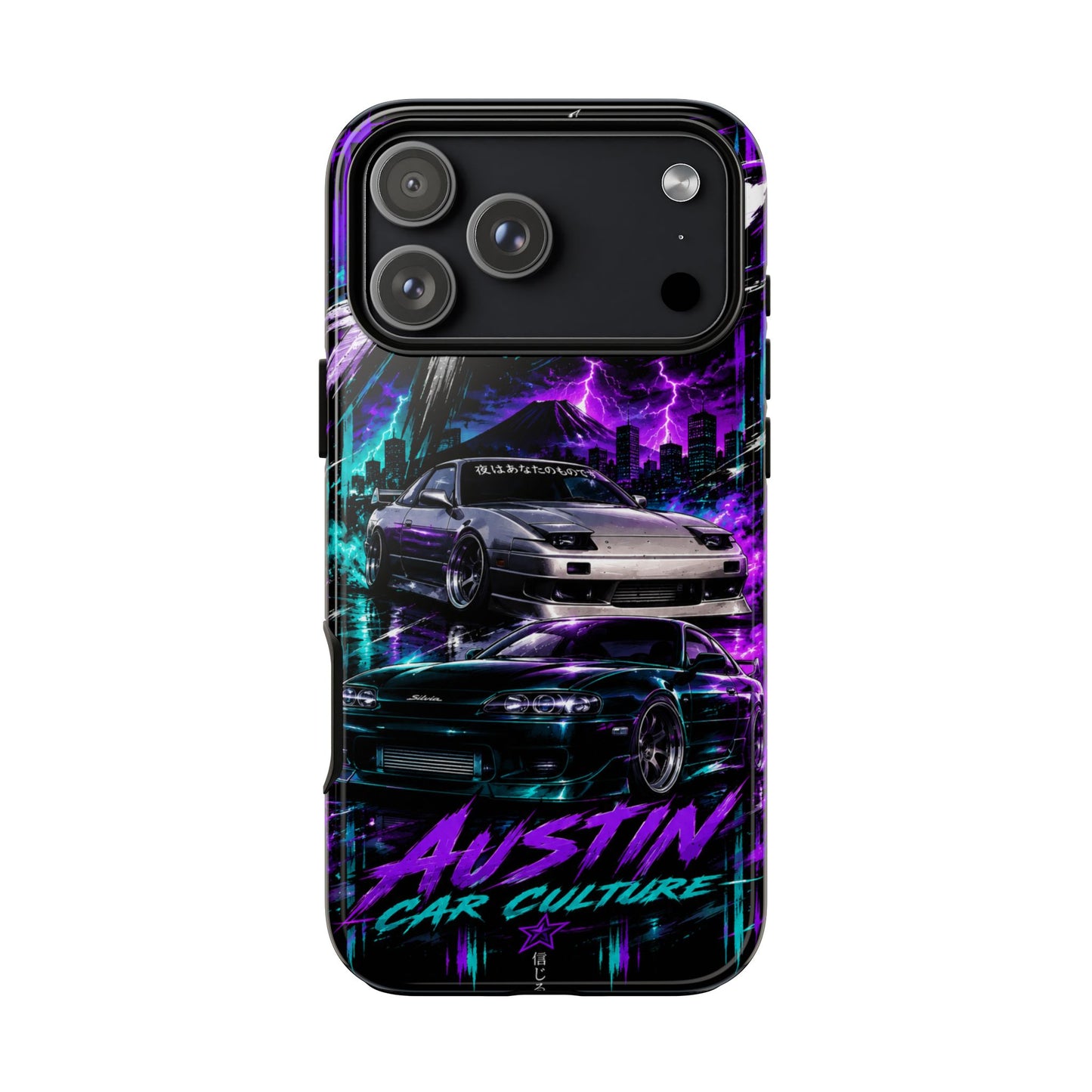 Austin Car Culture Phone Case — Retro Street Racing Design