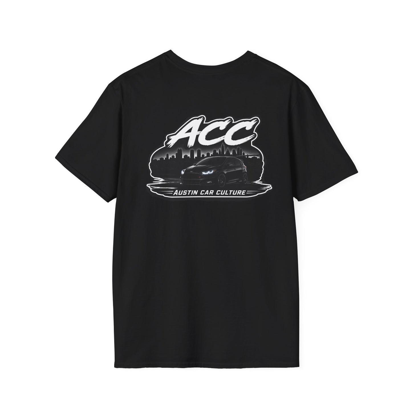 ACC Austin Car Culture T-Shirt — Ford Focus ST Tee for Car Enthusiasts