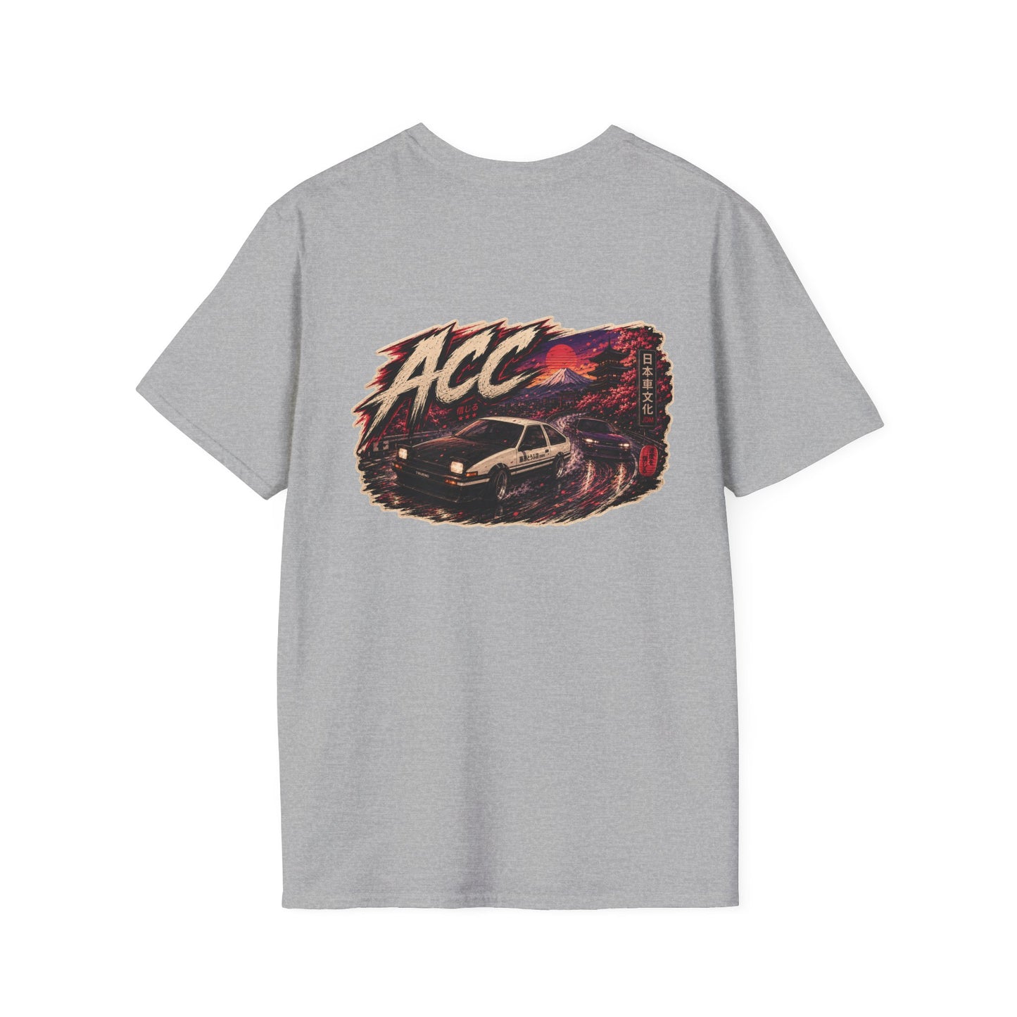 ACC Brushstroke Logo T‑Shirt — Retro Grunge Graphic Tee