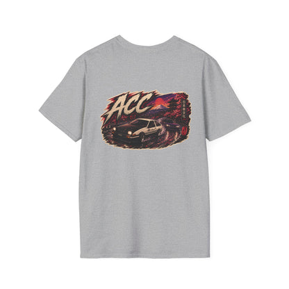 ACC Brushstroke Logo T‑Shirt — Retro Grunge Graphic Tee