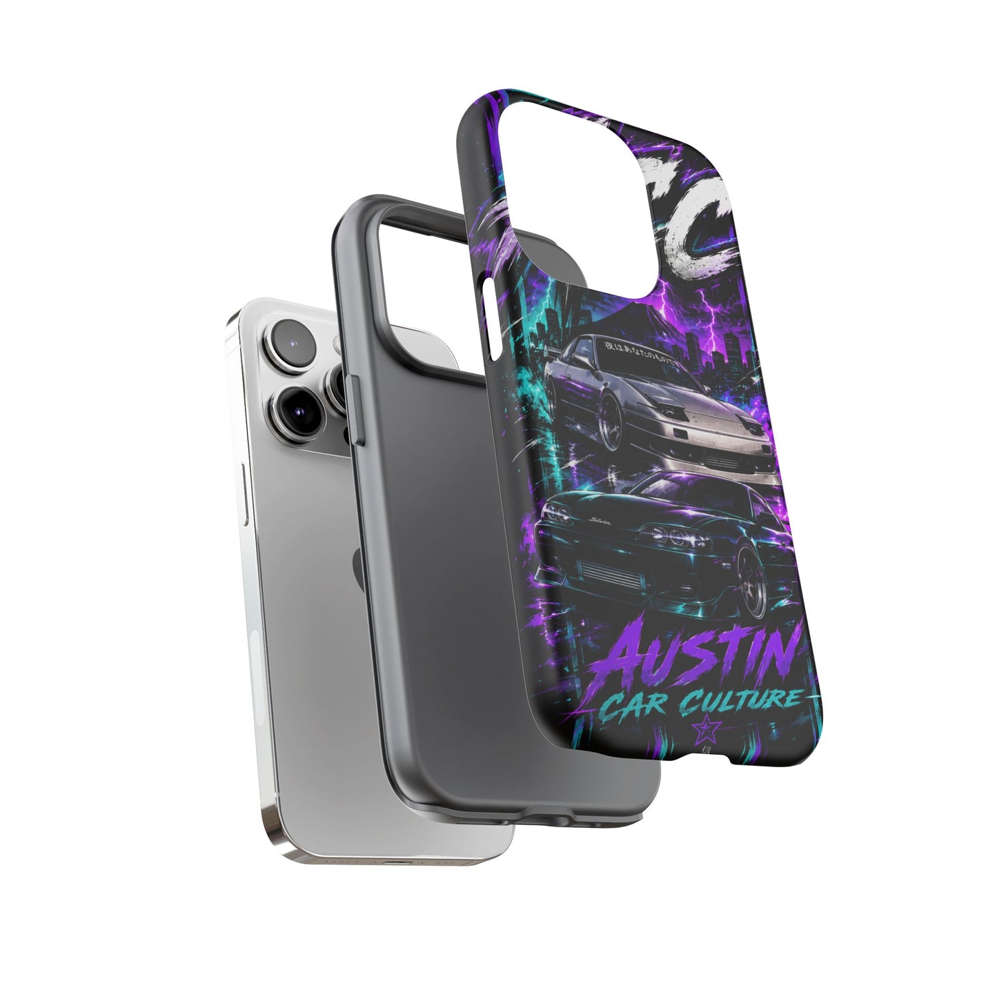 Austin Car Culture Phone Case — Retro Street Racing Design