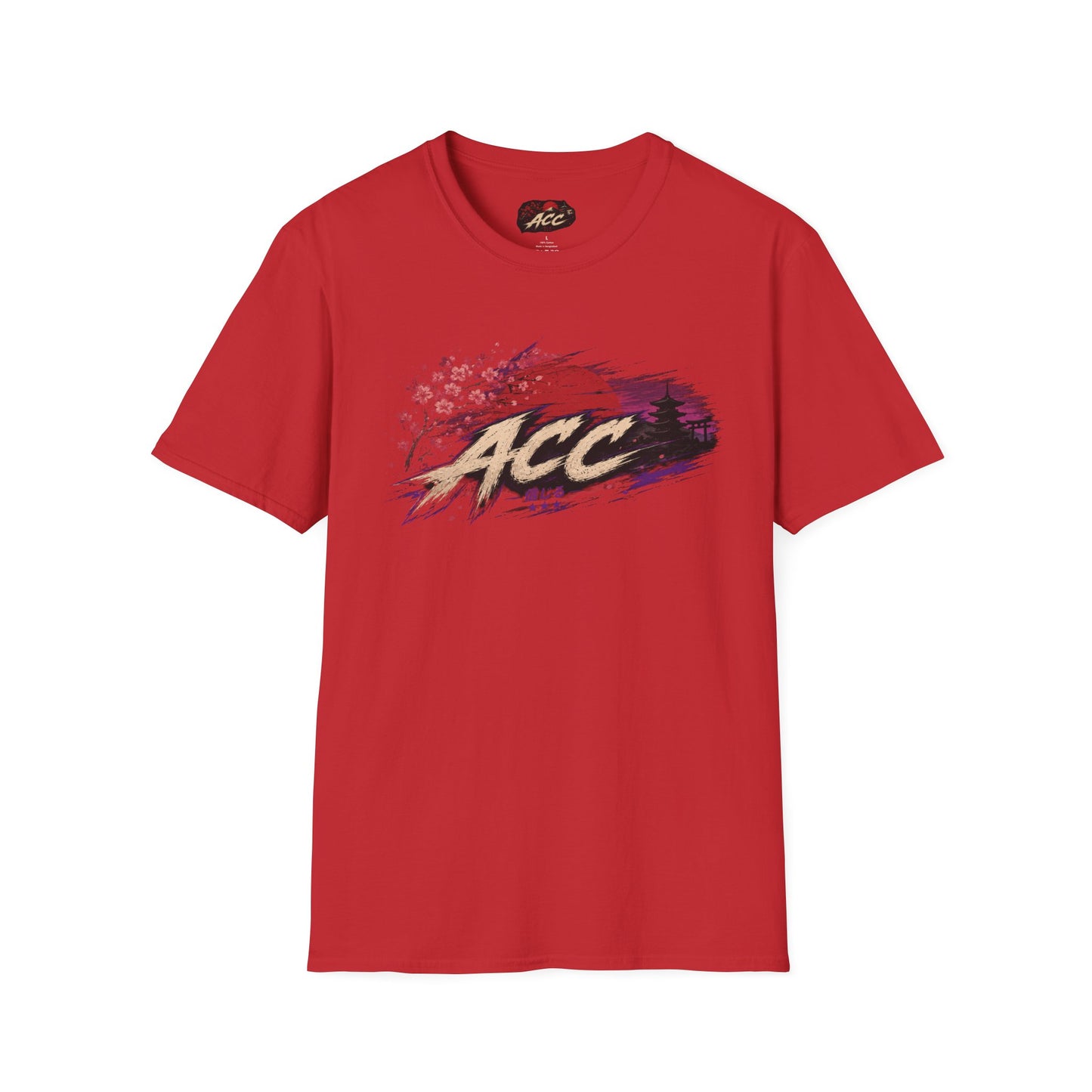 ACC Brushstroke Logo T‑Shirt — Retro Grunge Graphic Tee