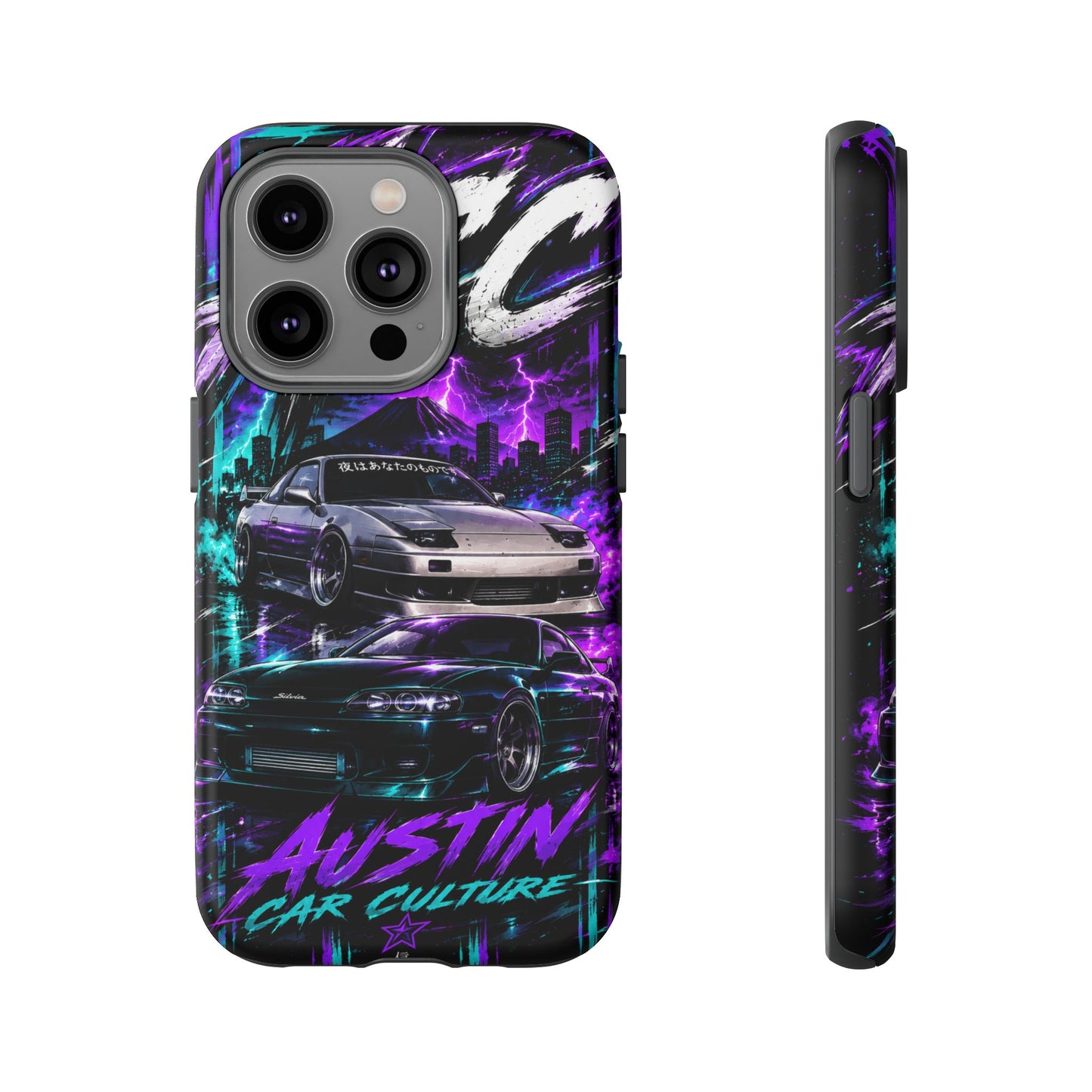Austin Car Culture Phone Case — Retro Street Racing Design
