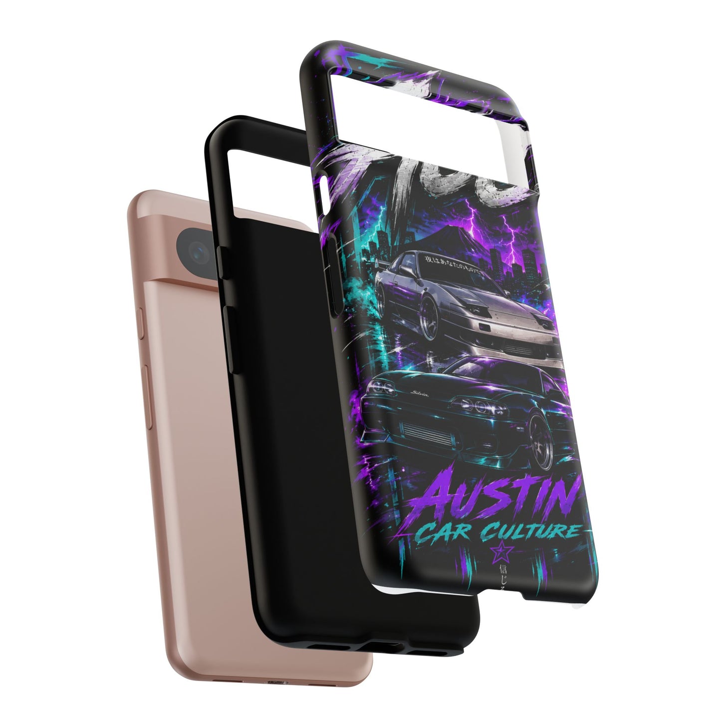 Austin Car Culture Phone Case — Retro Street Racing Design