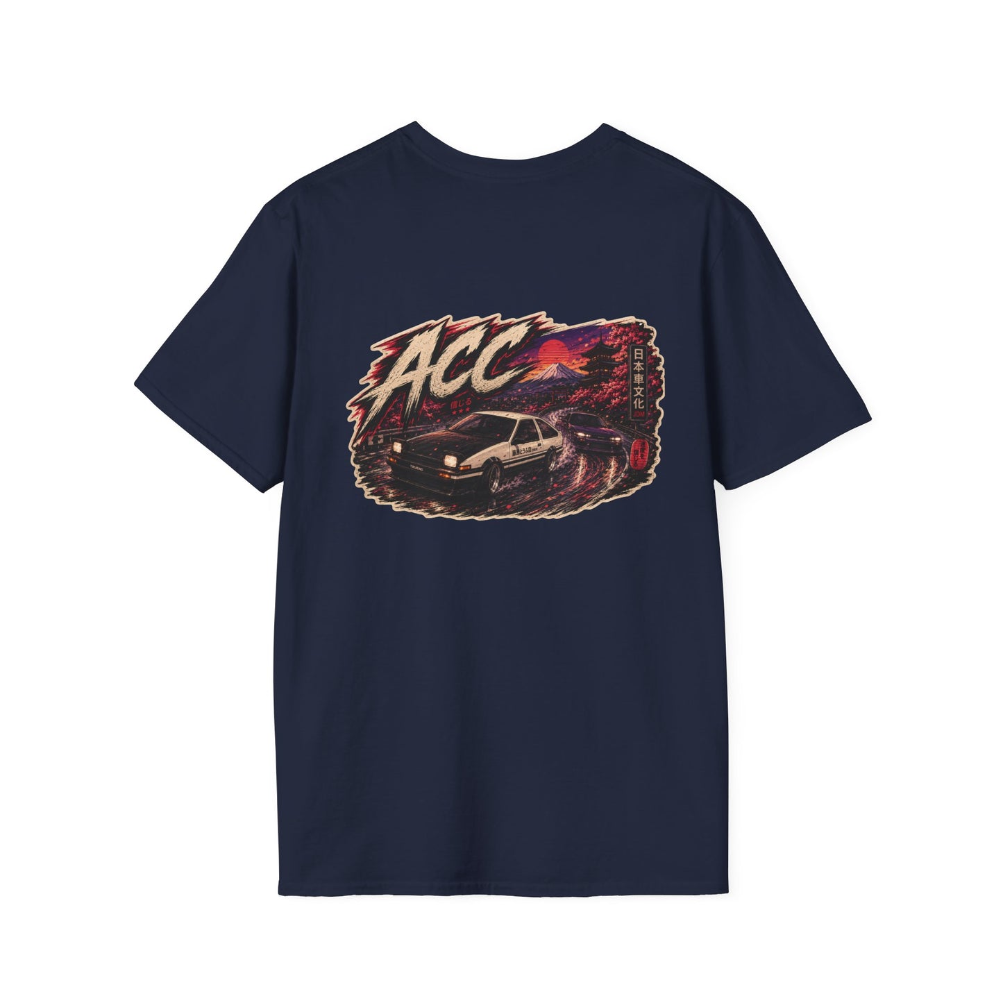 ACC Brushstroke Logo T‑Shirt — Retro Grunge Graphic Tee