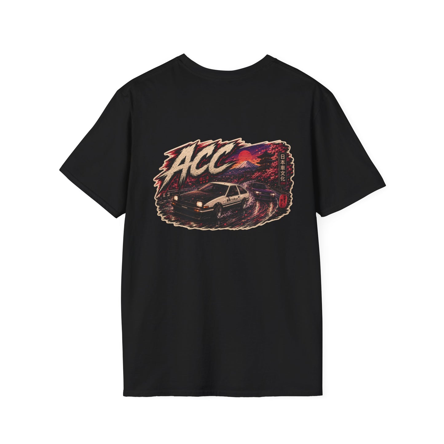 ACC Brushstroke Logo T‑Shirt — Retro Grunge Graphic Tee