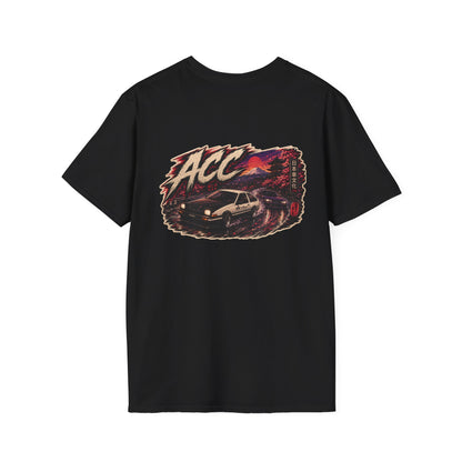ACC Brushstroke Logo T‑Shirt — Retro Grunge Graphic Tee