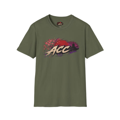 ACC Brushstroke Logo T‑Shirt — Retro Grunge Graphic Tee