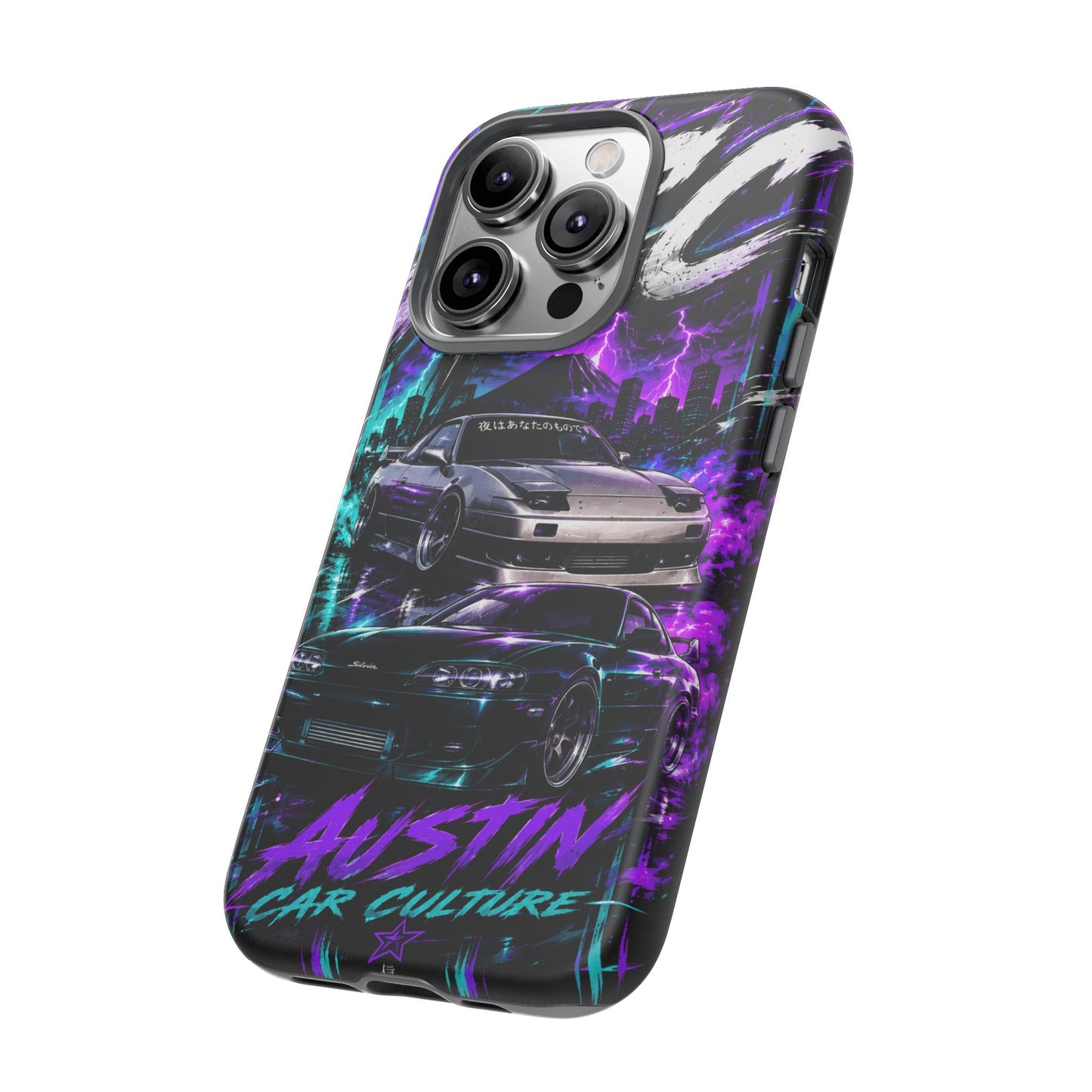 Austin Car Culture Phone Case — Retro Street Racing Design