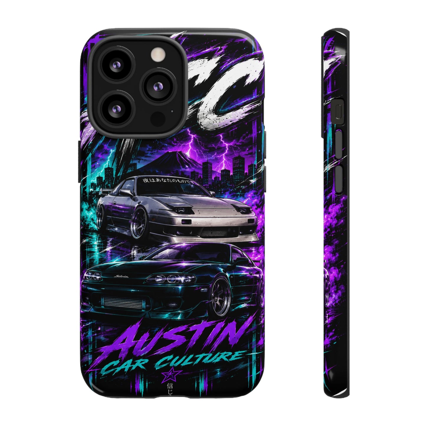 Austin Car Culture Phone Case — Retro Street Racing Design