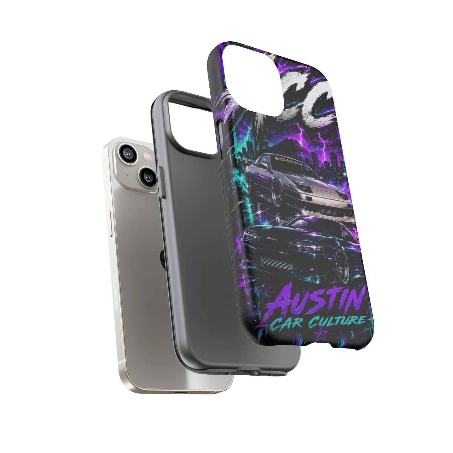 Austin Car Culture Phone Case — Retro Street Racing Design
