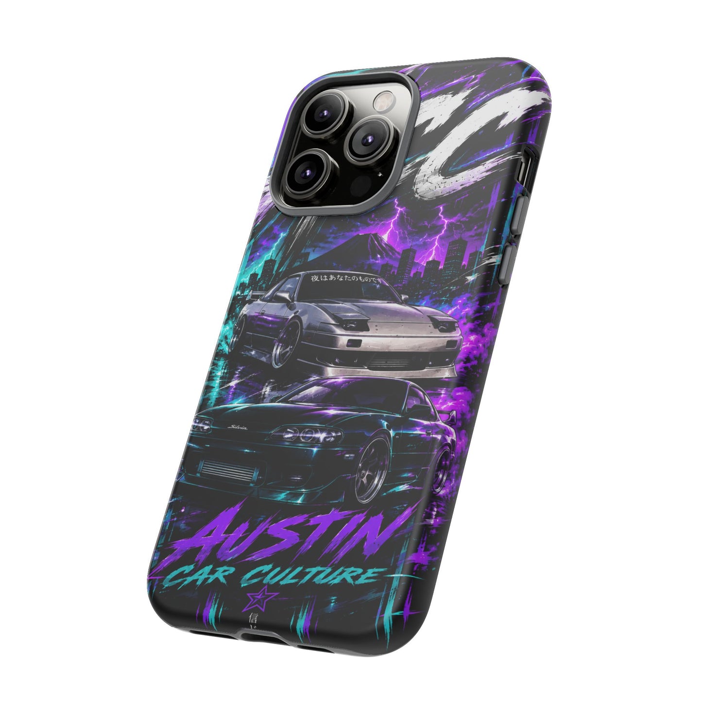 Austin Car Culture Phone Case — Retro Street Racing Design