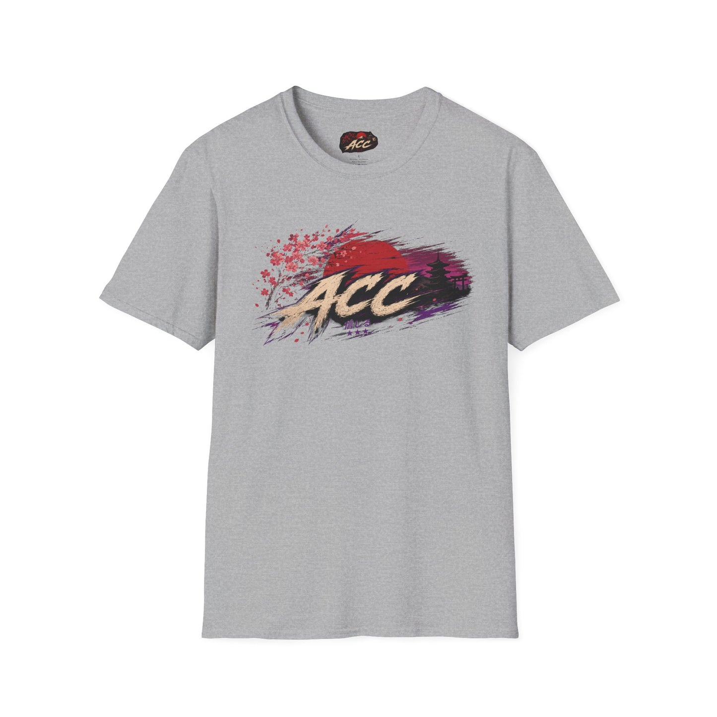 ACC Brushstroke Logo T‑Shirt — Retro Grunge Graphic Tee
