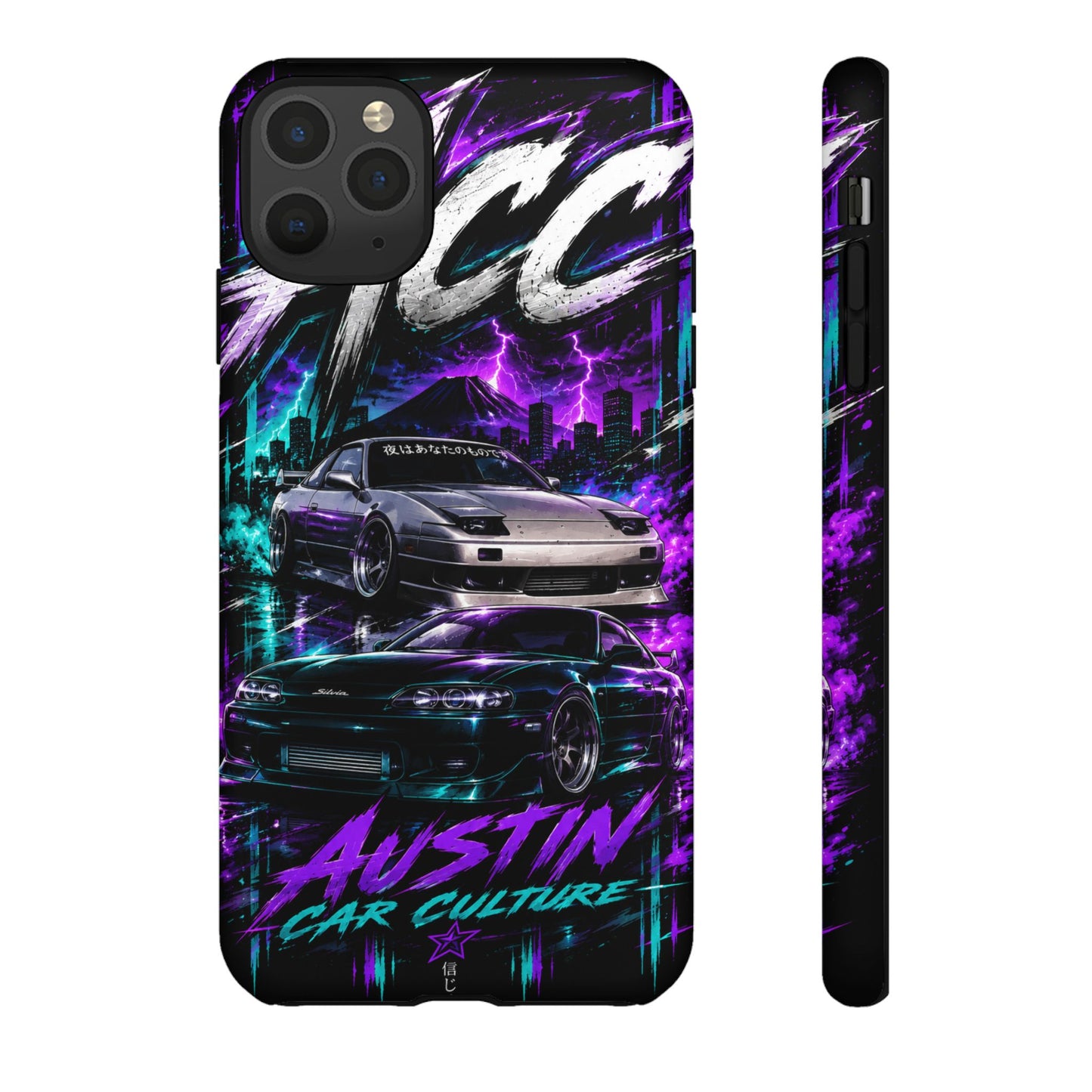 Austin Car Culture Phone Case — Retro Street Racing Design