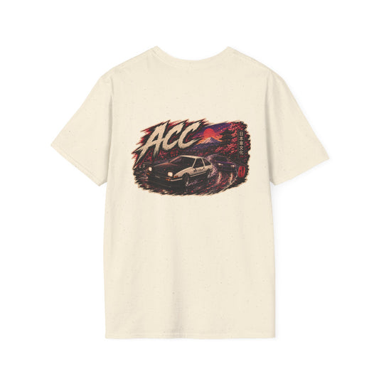 ACC Brushstroke Logo T‑Shirt — Retro Grunge Graphic Tee