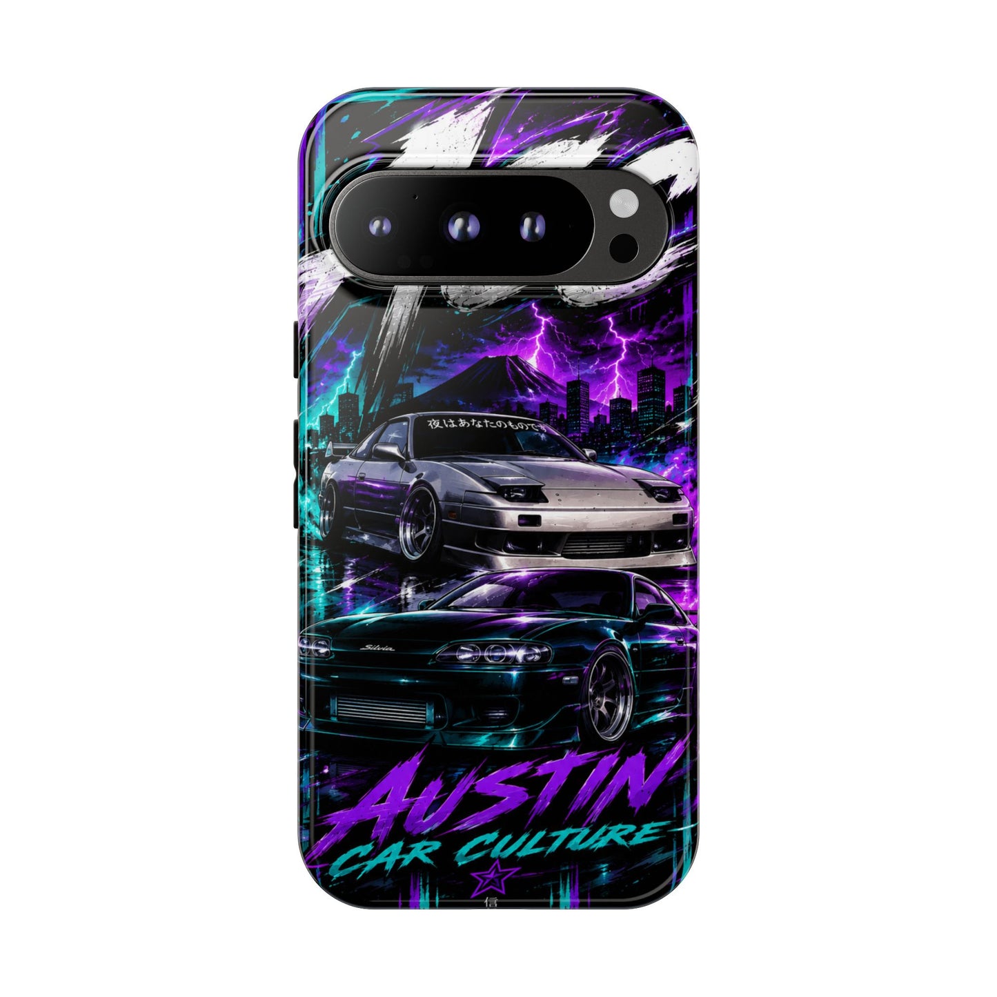 Austin Car Culture Phone Case — Retro Street Racing Design