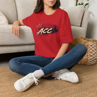 ACC Brushstroke Logo T‑Shirt — Retro Grunge Graphic Tee
