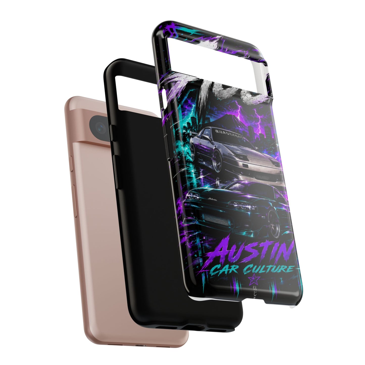 Austin Car Culture Phone Case — Retro Street Racing Design