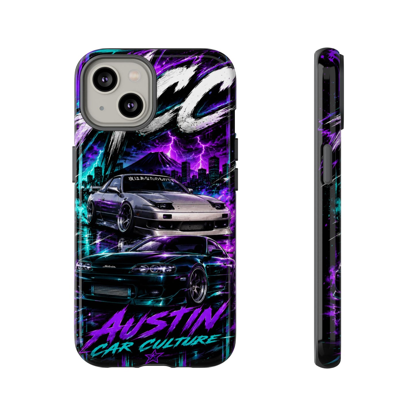 Austin Car Culture Phone Case — Retro Street Racing Design