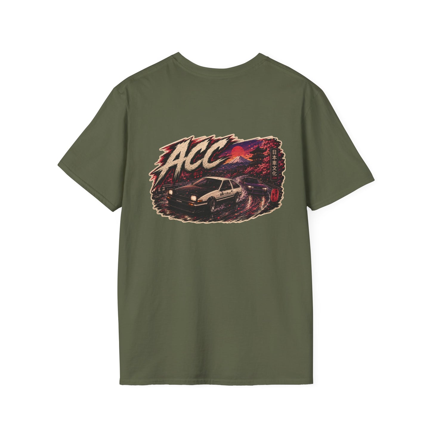 ACC Brushstroke Logo T‑Shirt — Retro Grunge Graphic Tee