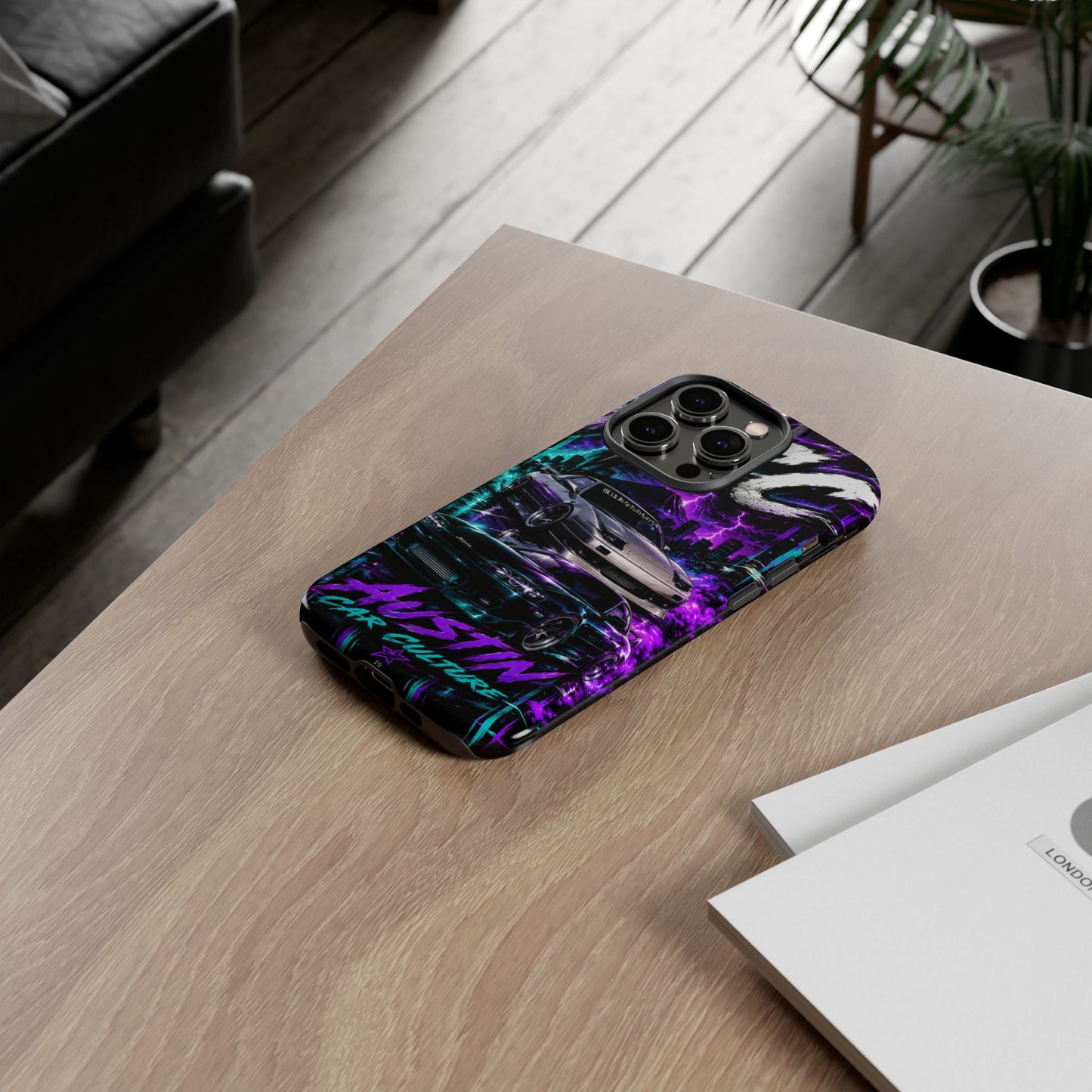 Austin Car Culture Phone Case — Retro Street Racing Design