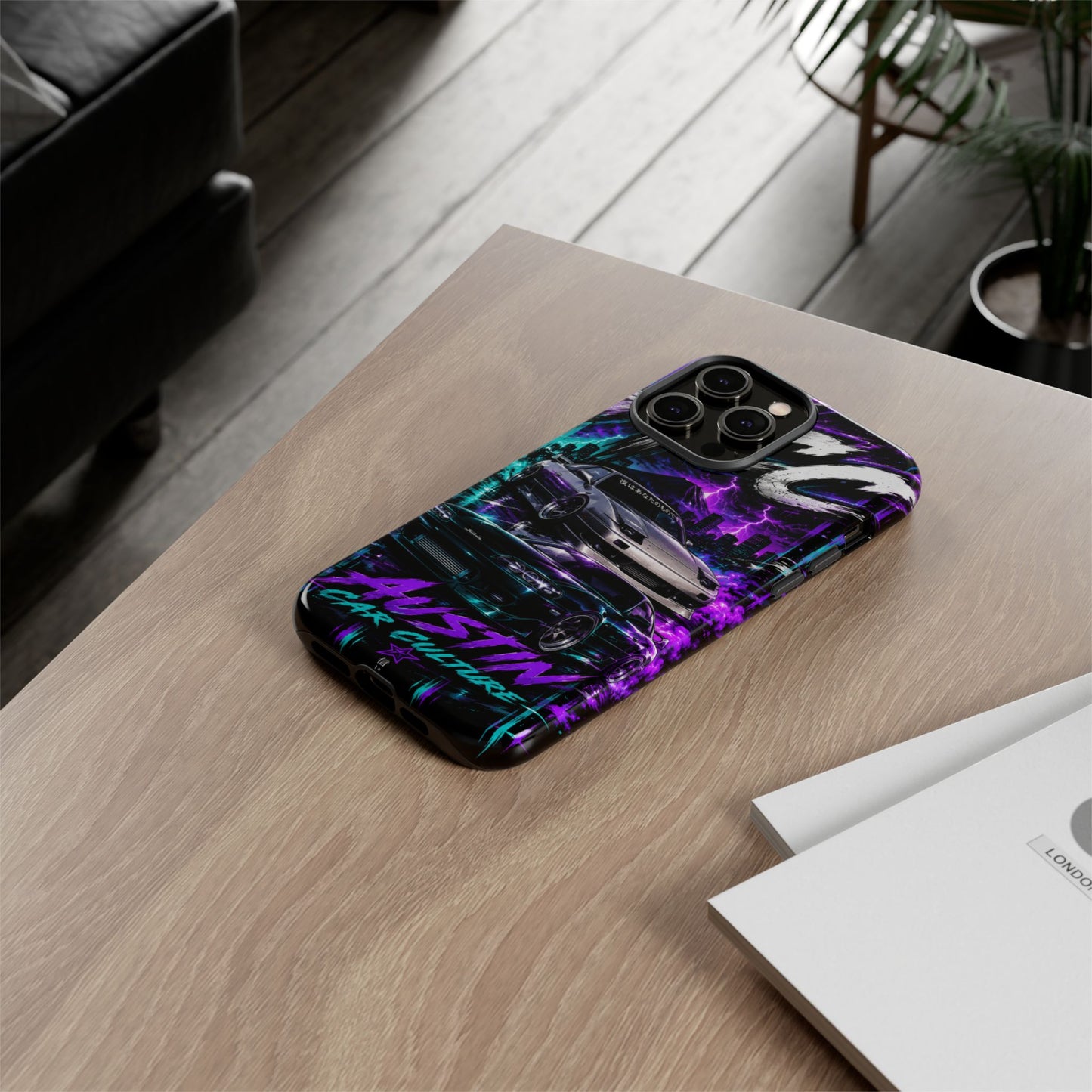 Austin Car Culture Phone Case — Retro Street Racing Design
