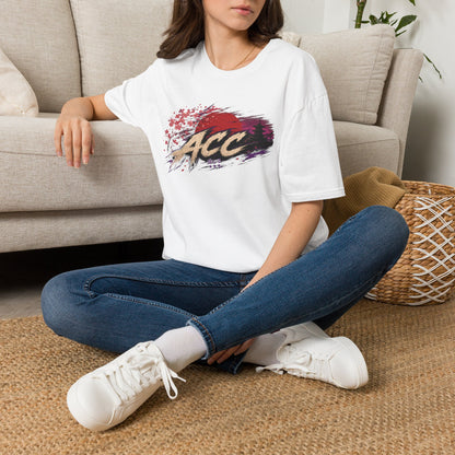 ACC Brushstroke Logo T‑Shirt — Retro Grunge Graphic Tee