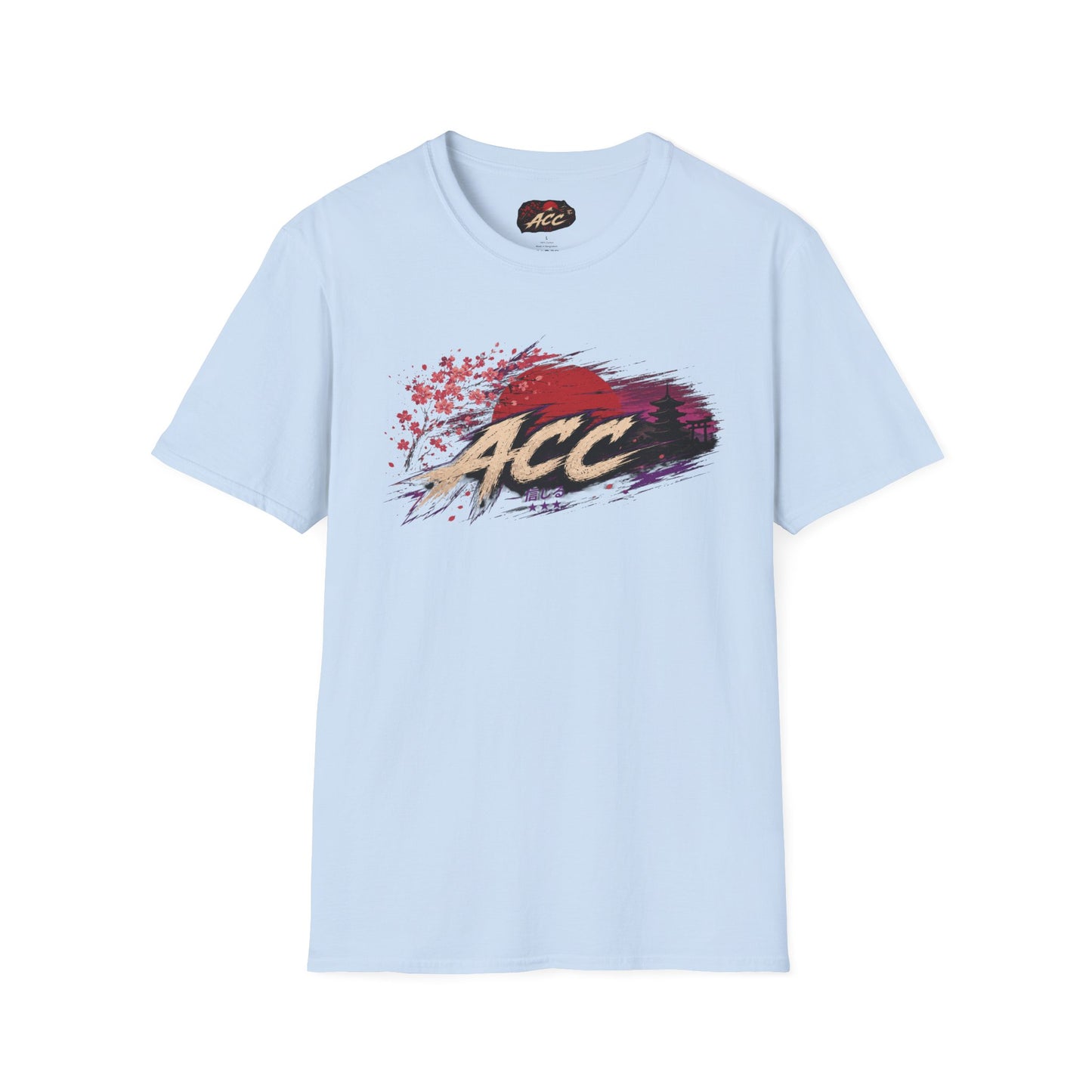 ACC Brushstroke Logo T‑Shirt — Retro Grunge Graphic Tee