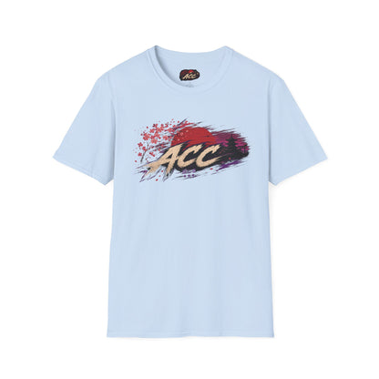 ACC Brushstroke Logo T‑Shirt — Retro Grunge Graphic Tee