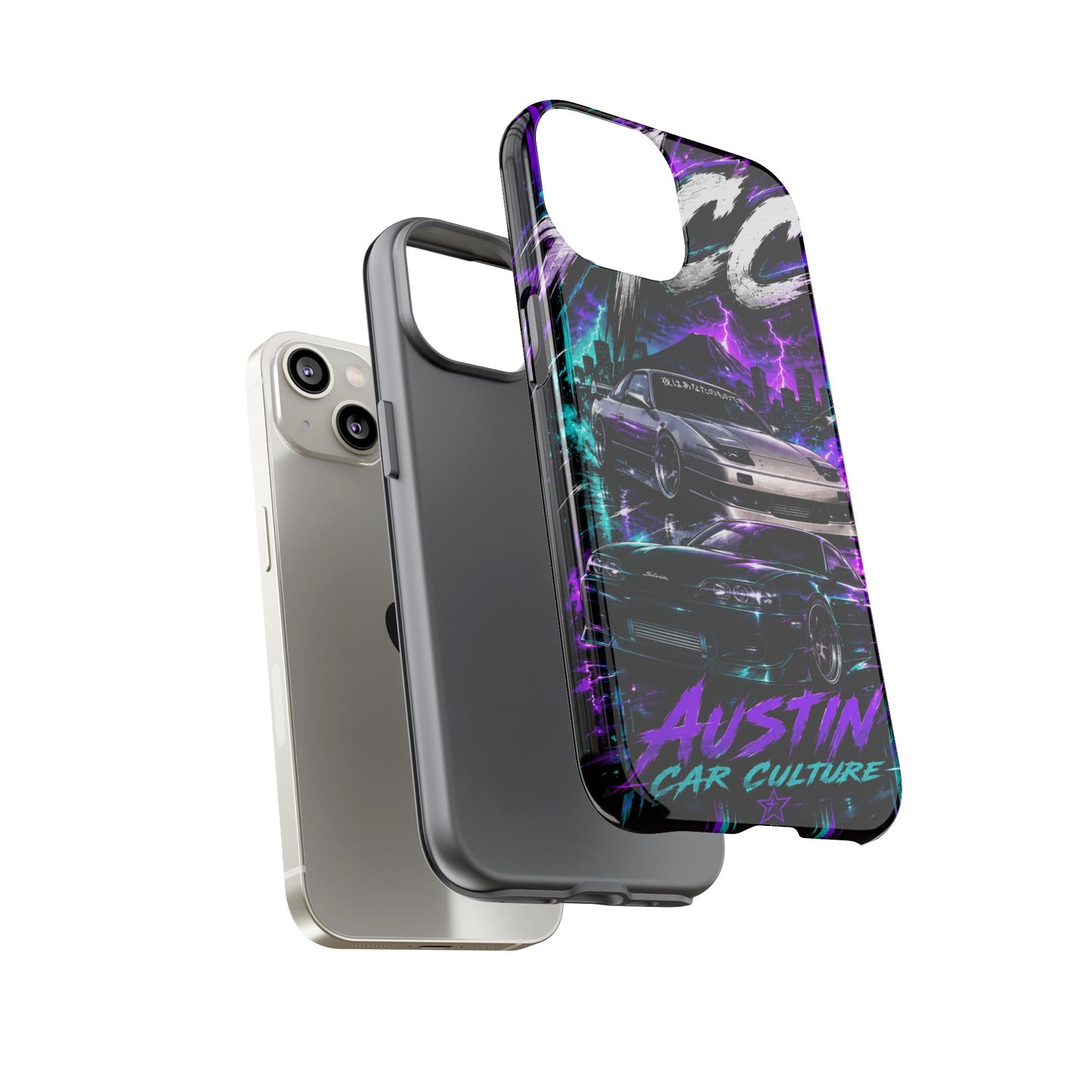 Austin Car Culture Phone Case — Retro Street Racing Design