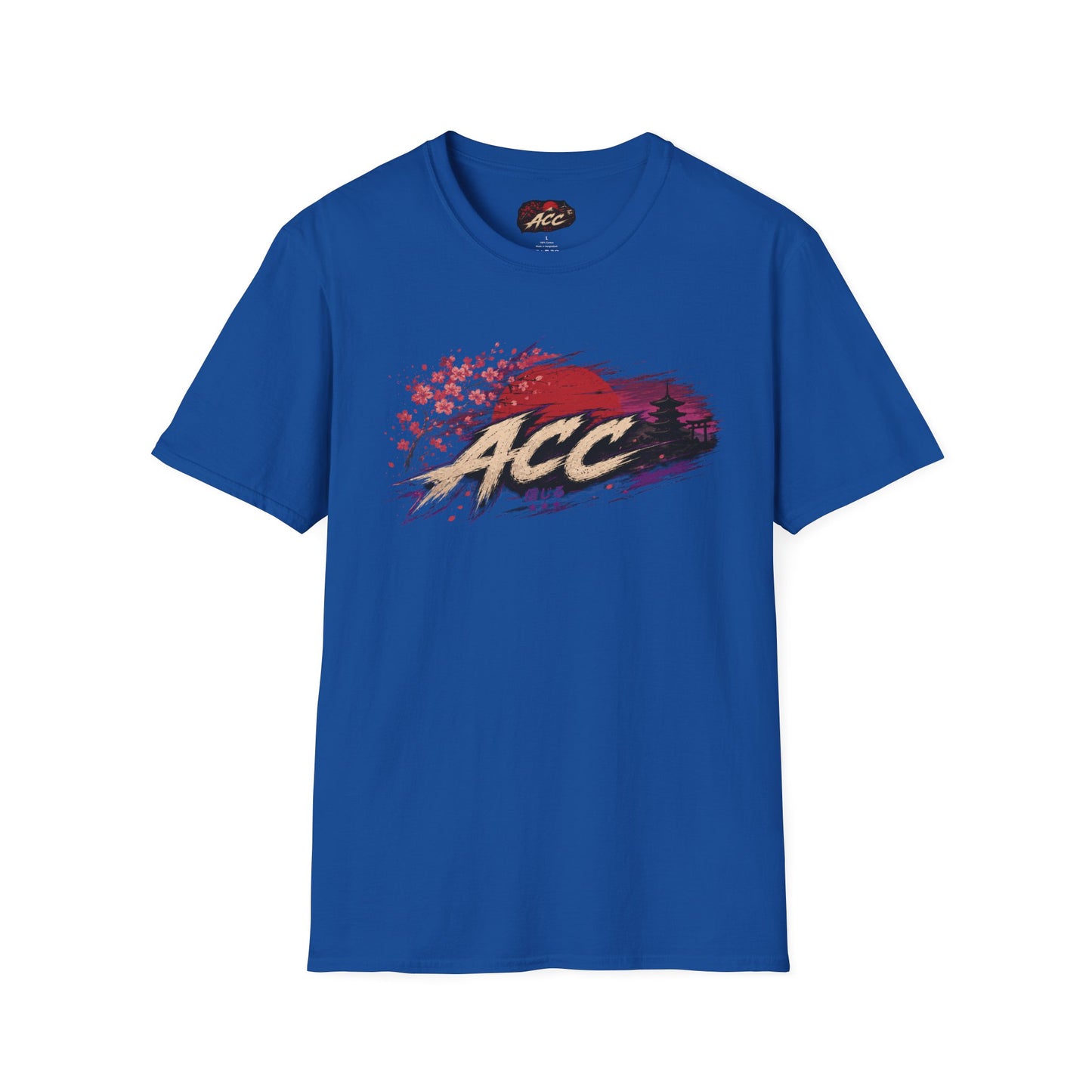 ACC Brushstroke Logo T‑Shirt — Retro Grunge Graphic Tee