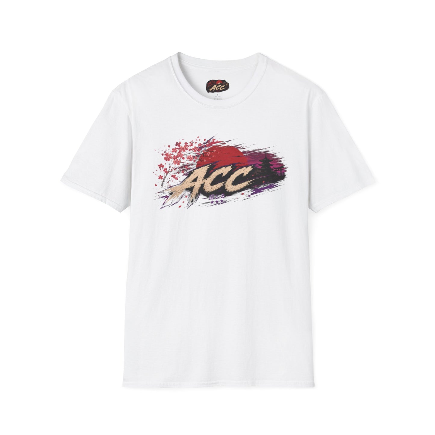 ACC Brushstroke Logo T‑Shirt — Retro Grunge Graphic Tee