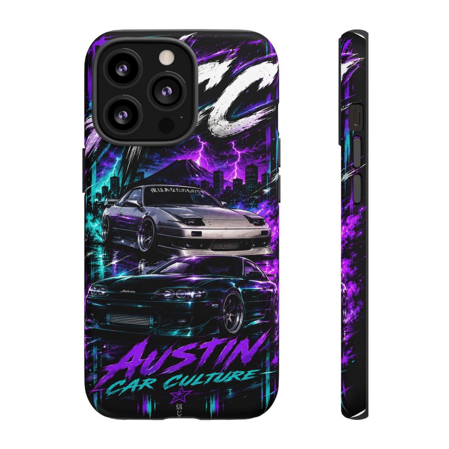 Austin Car Culture Phone Case — Retro Street Racing Design